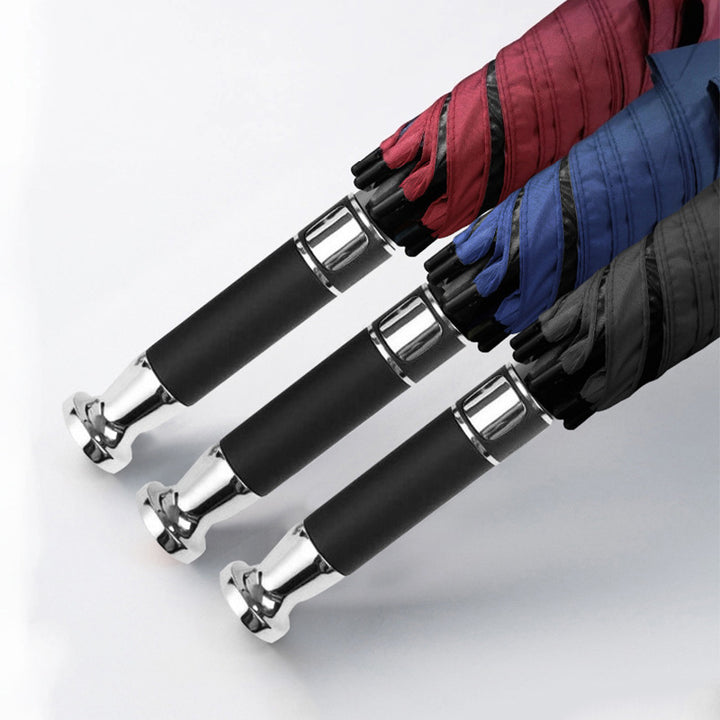 Women’s Folding Umbrella with Double-Layer Weather Protection and Ergonomic Handle Stornfield