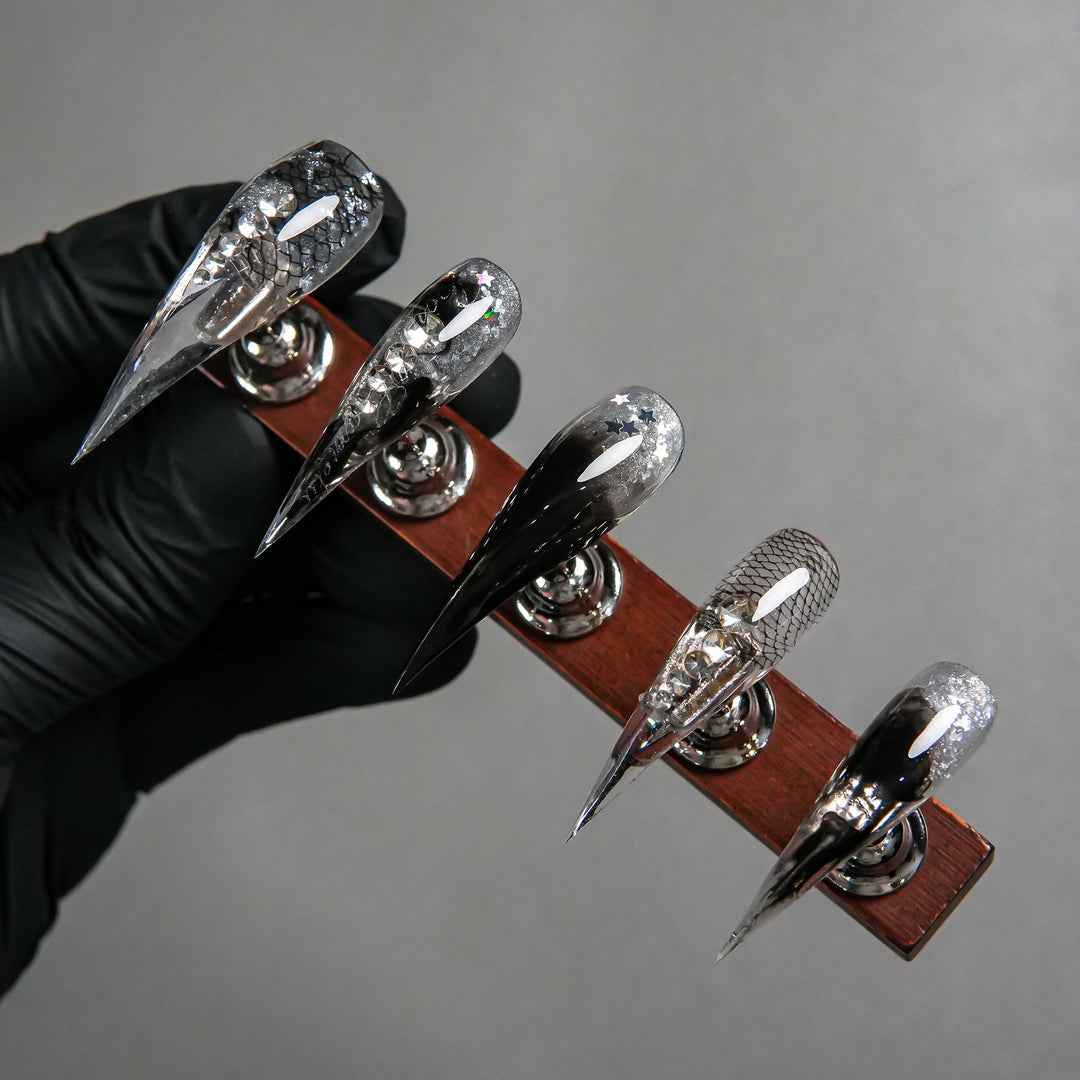 Decorative Stiletto Press-On Nail Set