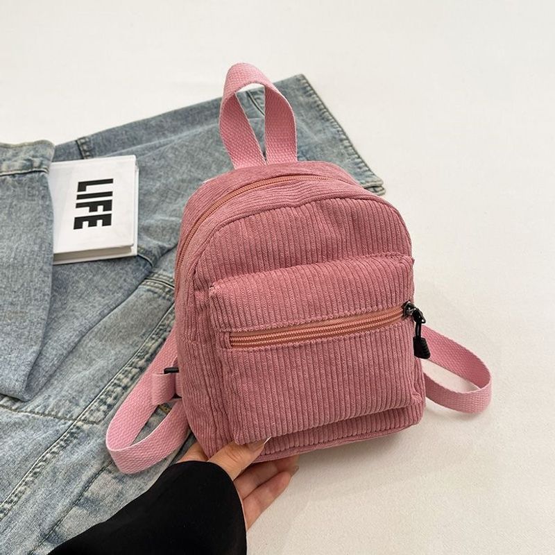 Compact Corduroy Mini Backpack Stornfield