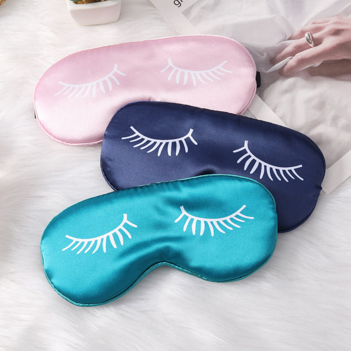 Women's nano silk eye mask with soft padded interior lining and elastic headband Stornfield