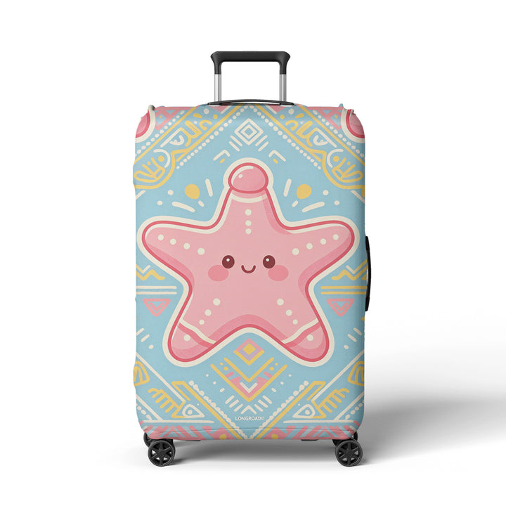 Women's suitcase cover with cheerful Stornfield  motif