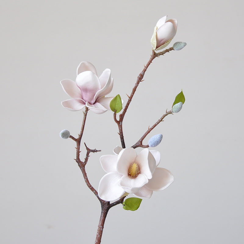 Magnificent Silk Magnolia Flower Stem