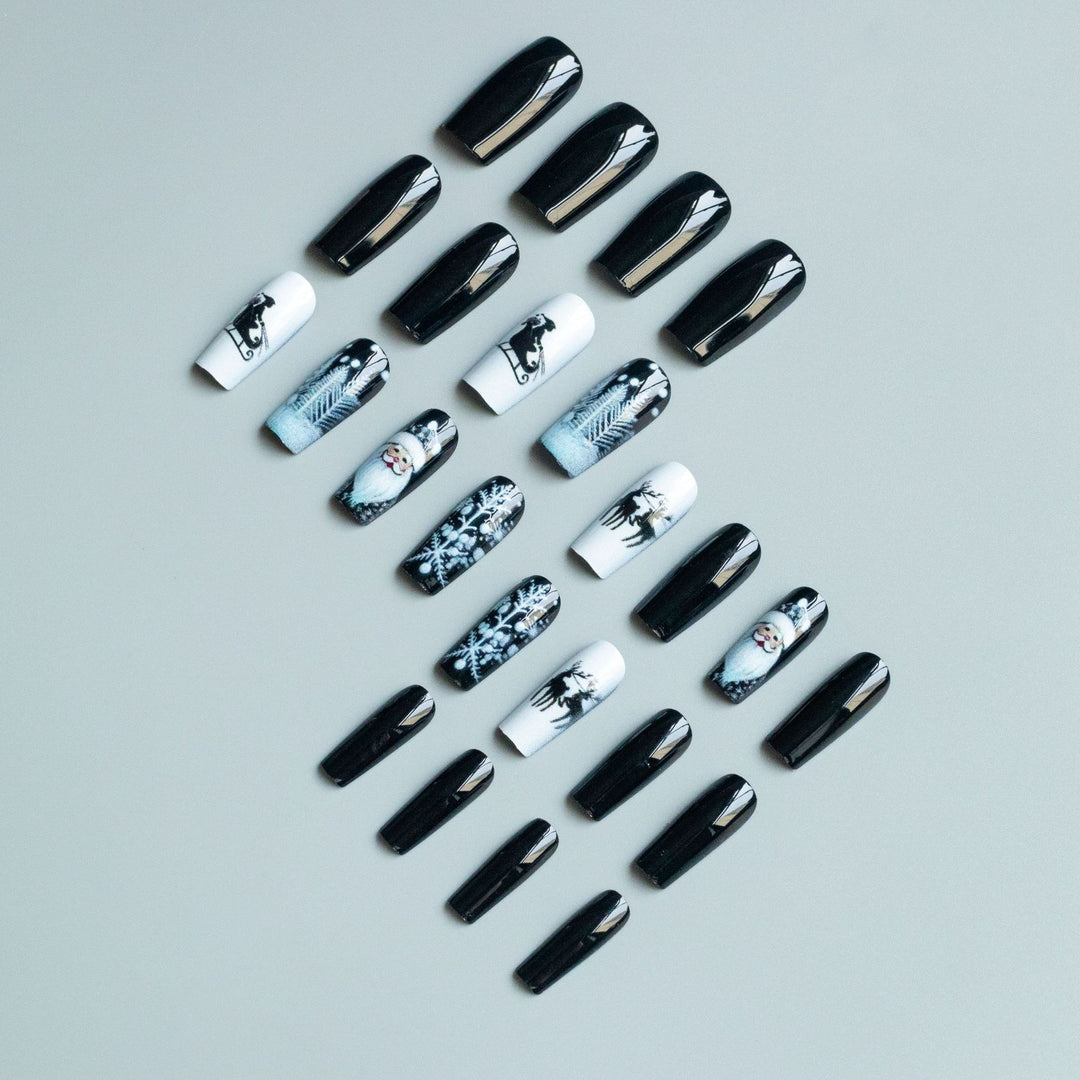 Festive Winter Nail Art Design Kit