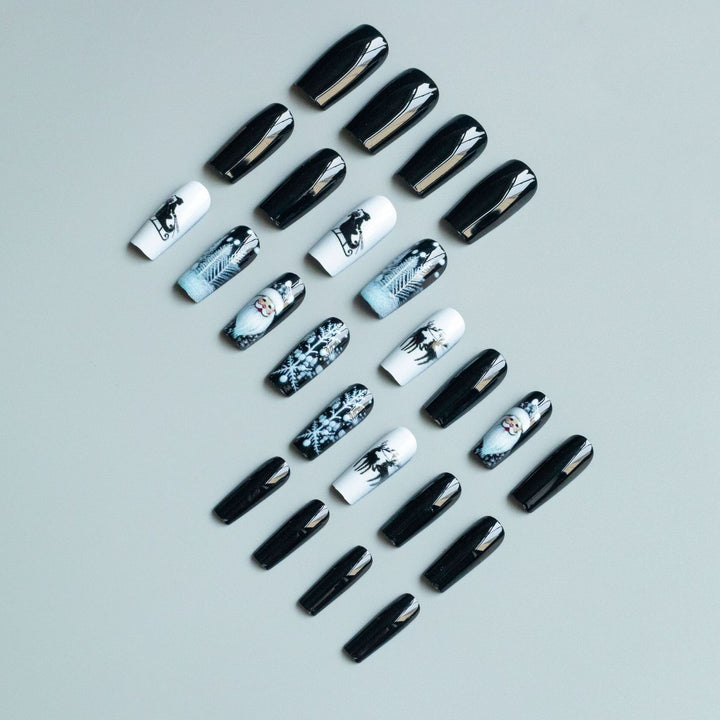 Festive Winter Nail Art Design Kit