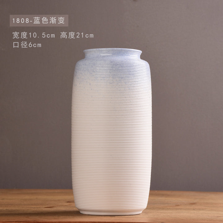 Textured Decorative Ceramic Vase