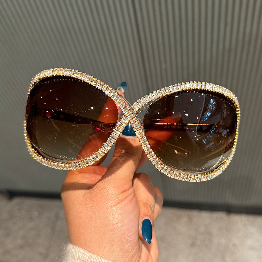 Ladies Trendy Sunglasses with Sparkling Crystal Decor Stornfield