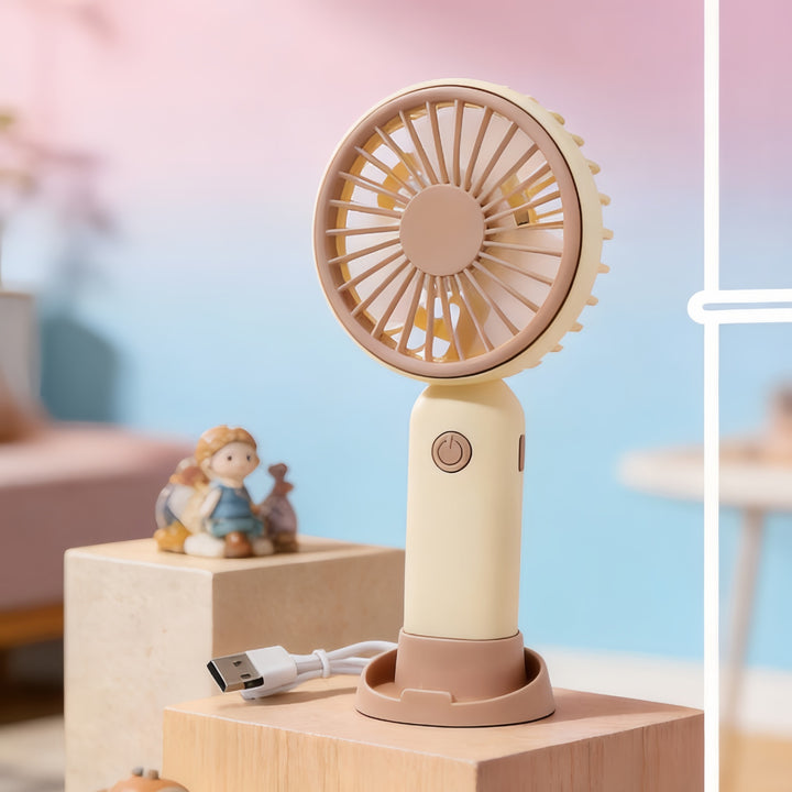 Women Portable USB Hand Fan with Flexibility Stornfield