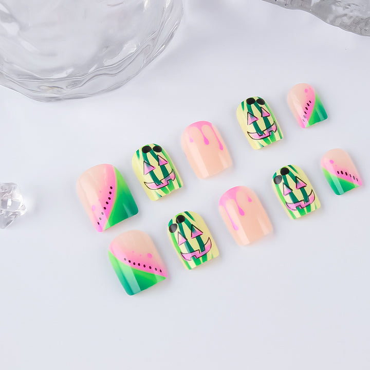 Halloween-Themed Nail Design Set Stornfield