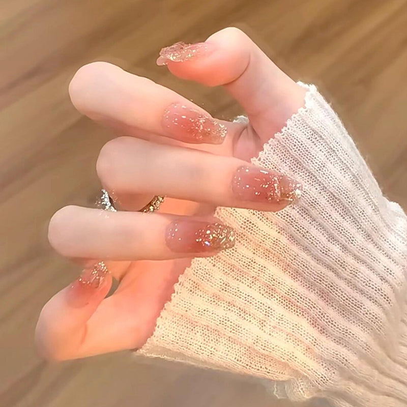 Decorative Ombre Press-On Nails Stornfield