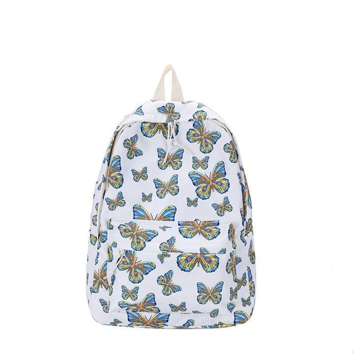 Artistic Butterfly Print Backpack Stornfield