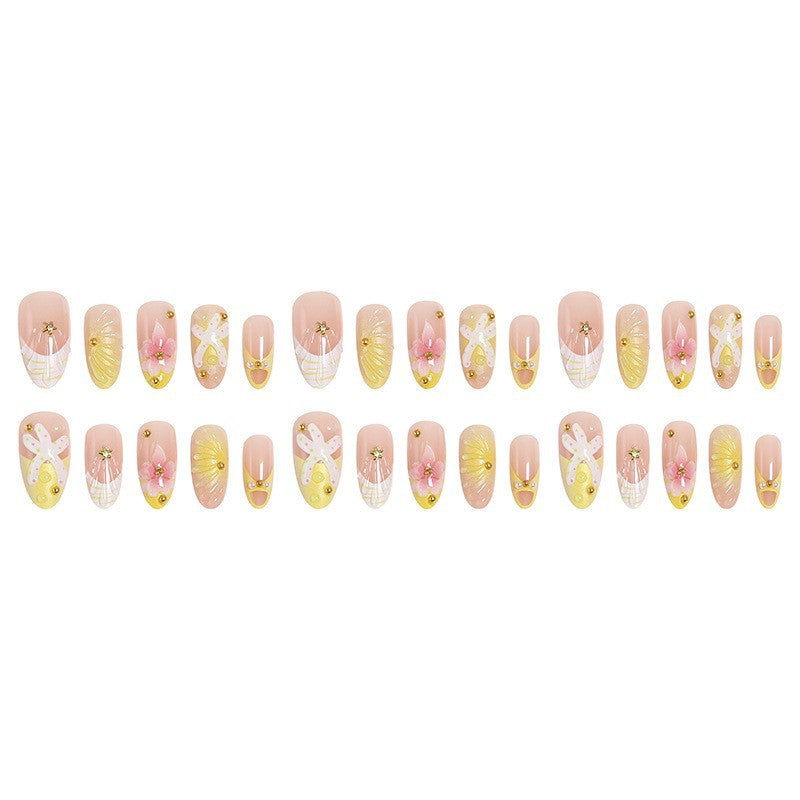 Decorative Press-On Nail Set Stornfield