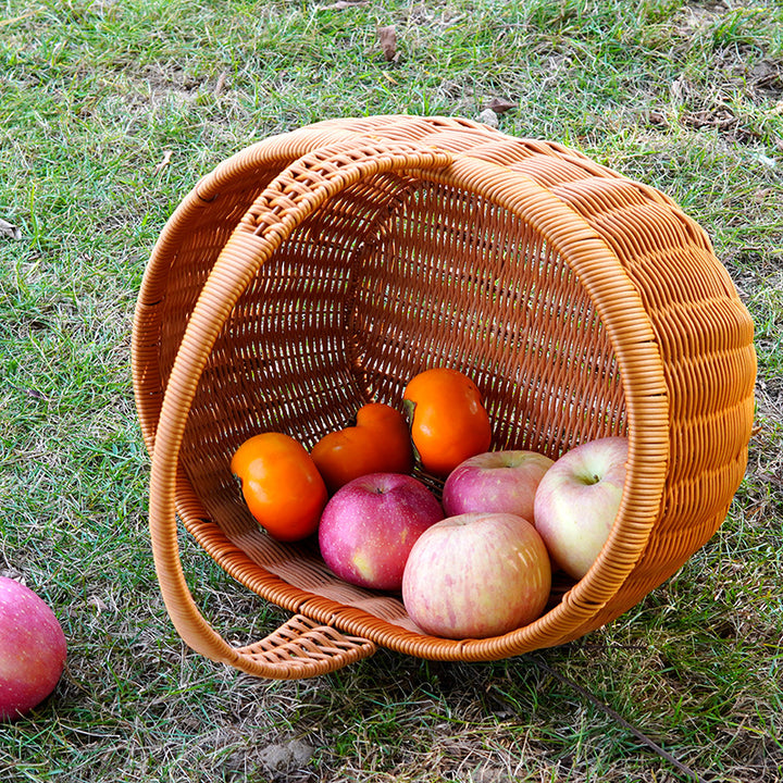 Handwoven Wicker Utility Basket Stornfield