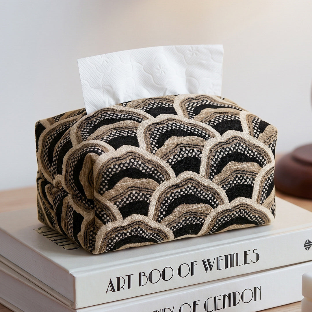 Decorative tissue box cover
