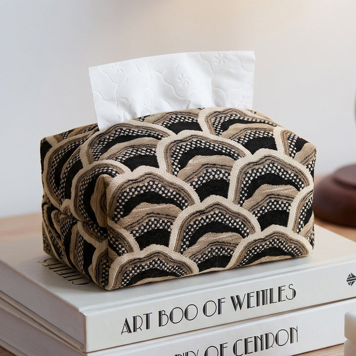 Decorative tissue box cover