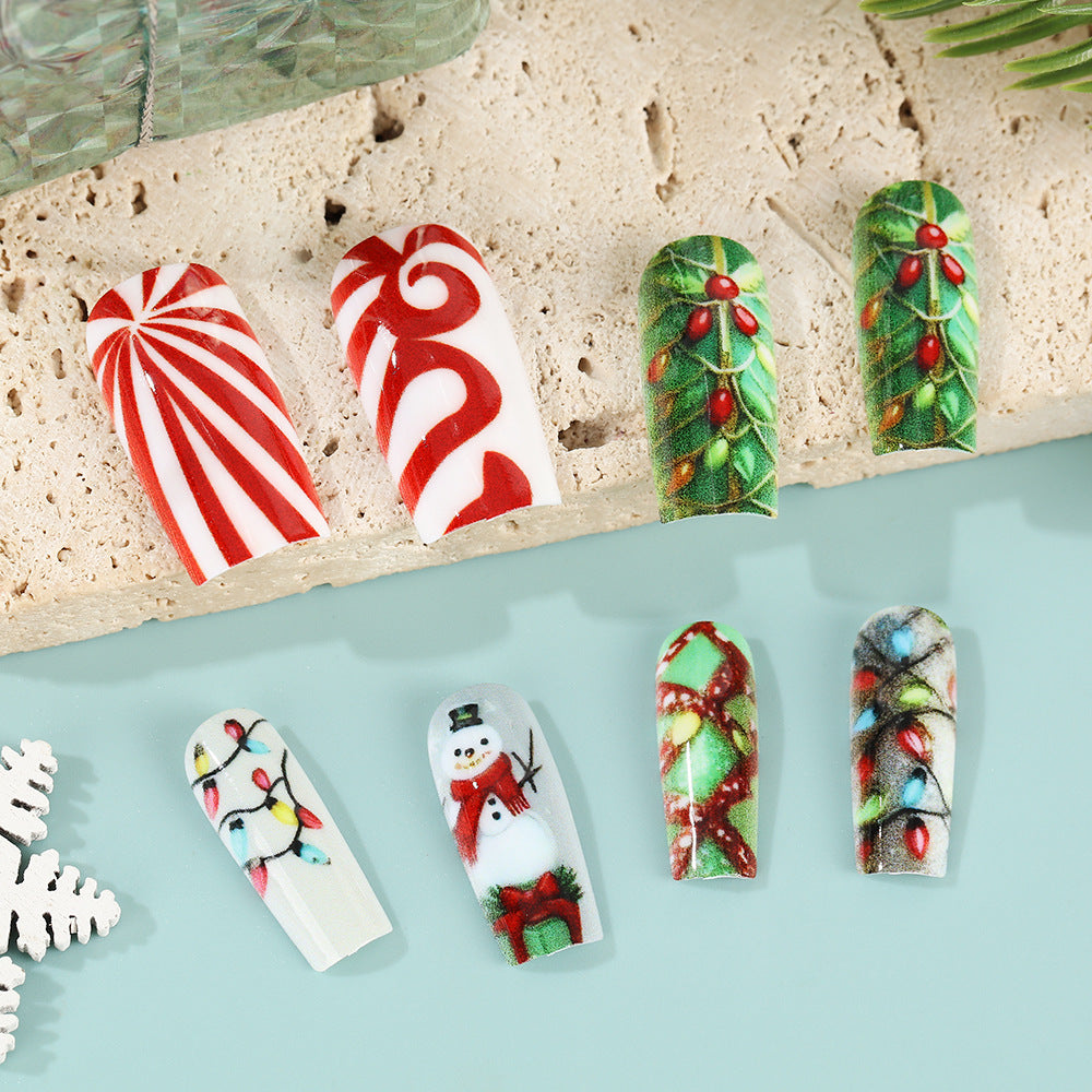 Creative Christmas Art Nails Set Stornfield
