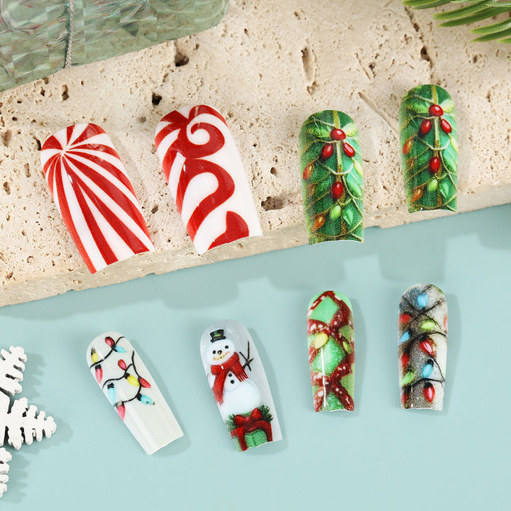 Creative Christmas Art Nails Set Stornfield