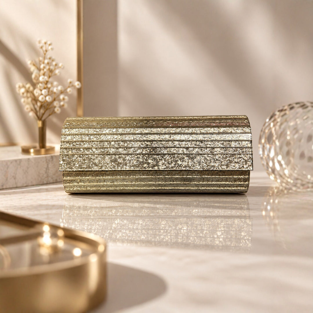 Glamorous Glitter Twist Clutch