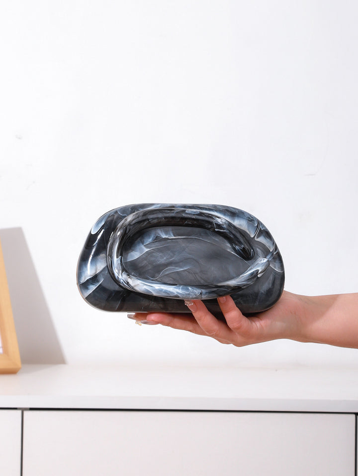 Sculptural Acrylic Evening Clutch