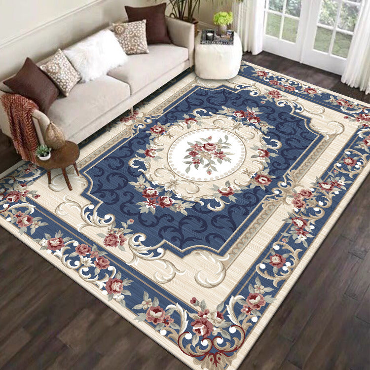 Vintage Floral Pattern Area Rug