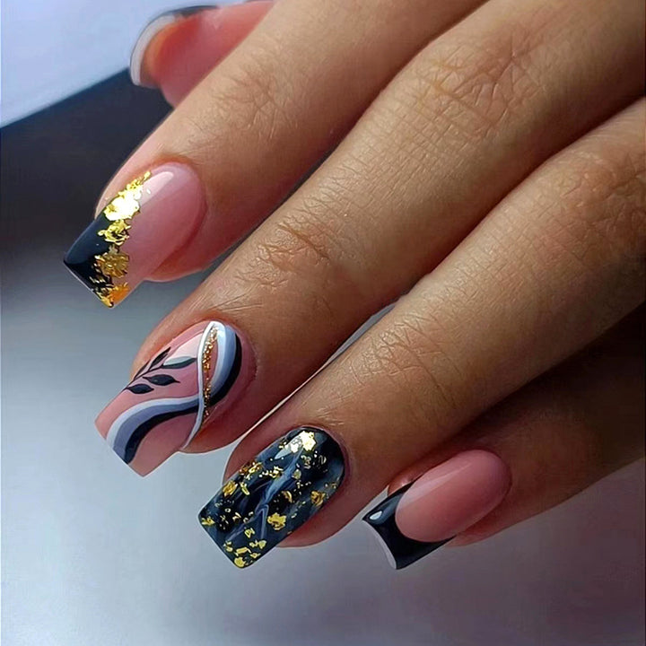 Artistic Luxury Press-On Nail Design Stornfield