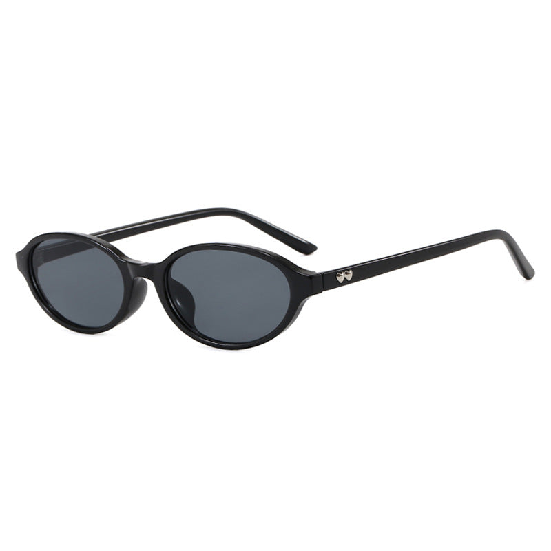 Women's fashionable sunglasses with oval frame and UV protection Stornfield