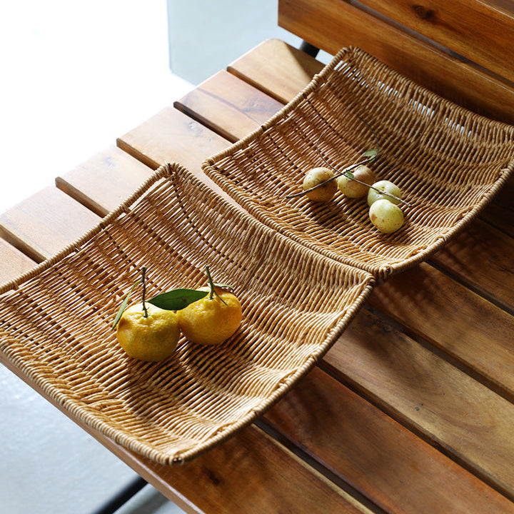 Handwoven Decorative Serving Basket Stornfield