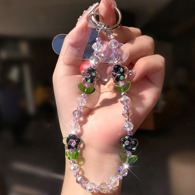 Floral Beaded Phone Lanyard Stornfield