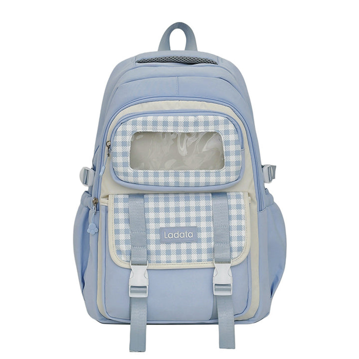 Versatile Checkered Patterned Backpack Stornfield