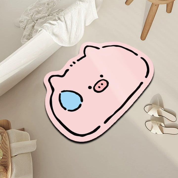 Creative Cartoon Tiger Bath Mat