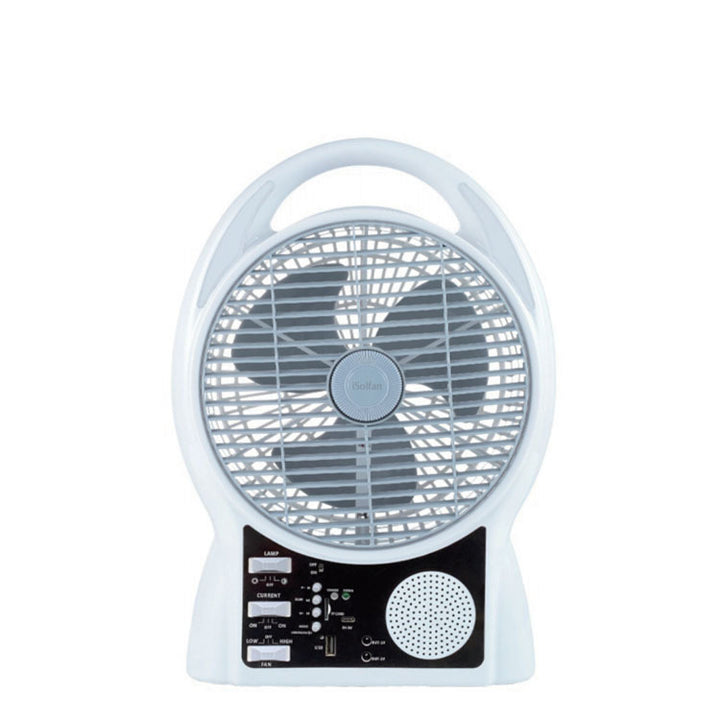 Unisex Solar-Powered Fan with Mobile Charger Stornfield
