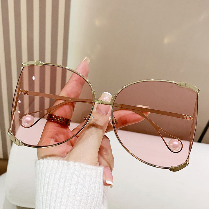 Ladies fashionable glasses with elegant pearl decor Stornfield