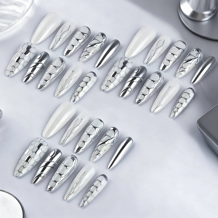 Artistic Textured Nail Tips Stornfield