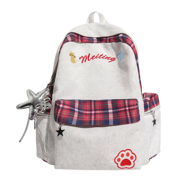 Embroidered Casual School Backpack Stornfield