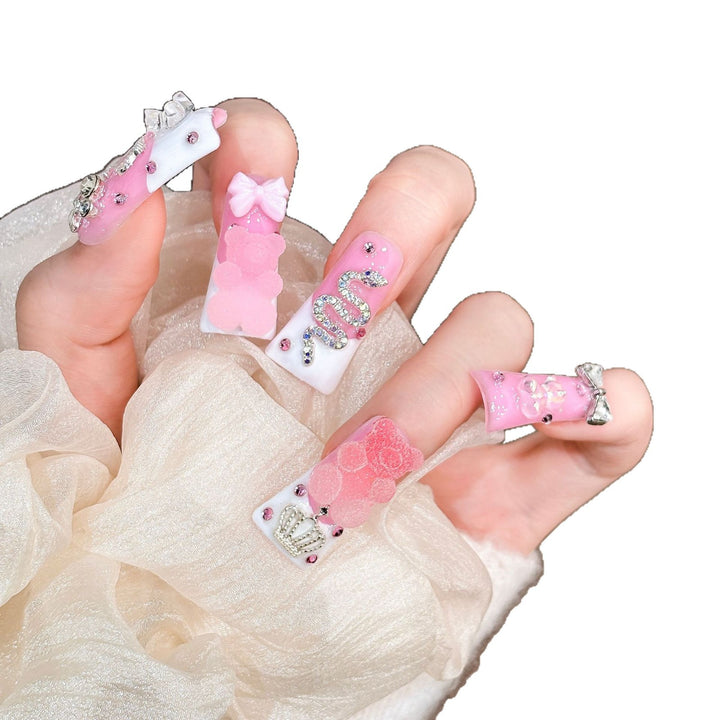 Decorative Press-On Nail Art Kit