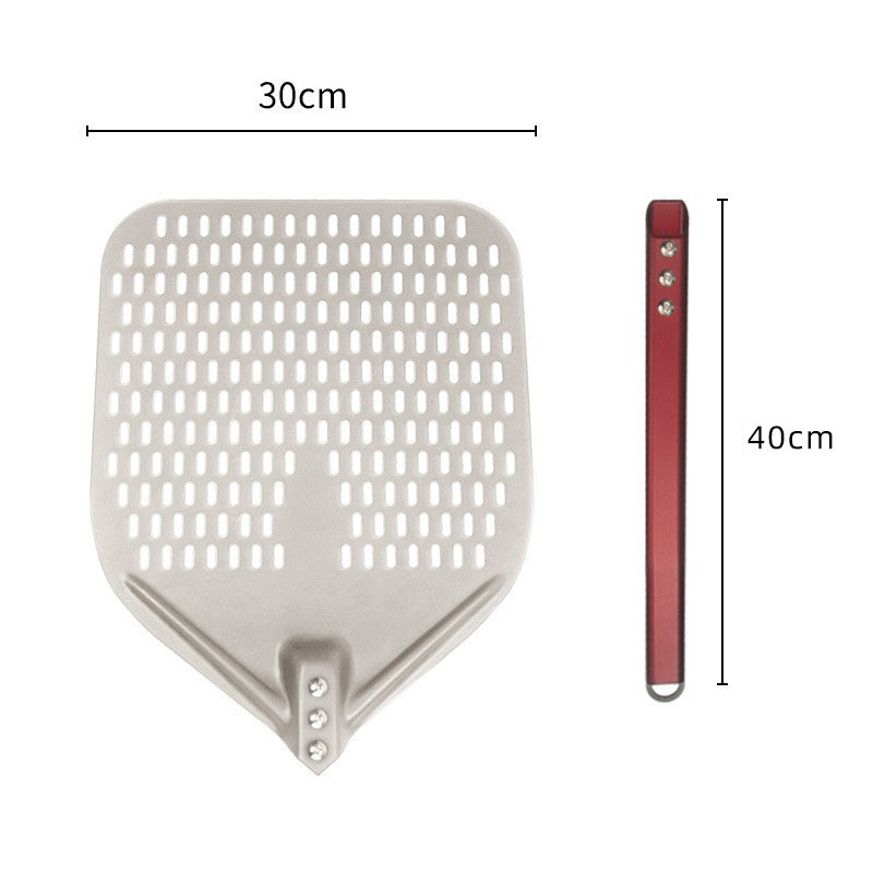 perforated aluminum pizza peel with detachable ergonomic handle Stornfield