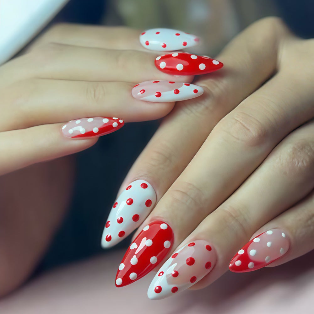Artificial nails with dots Stornfield