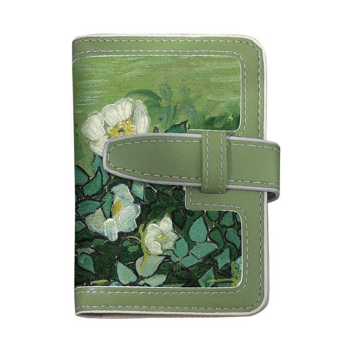 Artistic Floral Cardholder