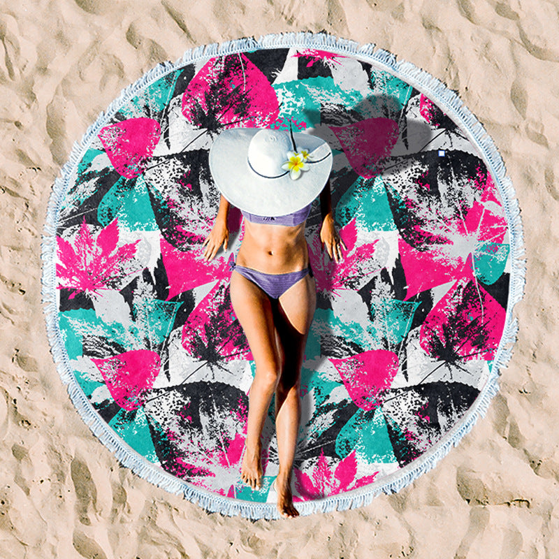 Rundstrand towel with unique sunset design Stornfield