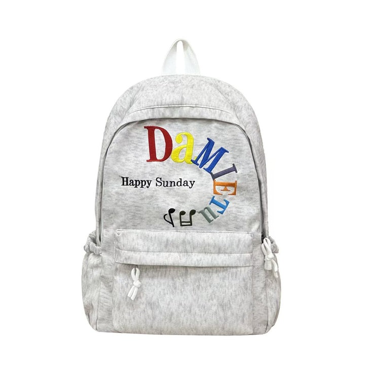 Colorful Embroidered Casual Backpack Stornfield