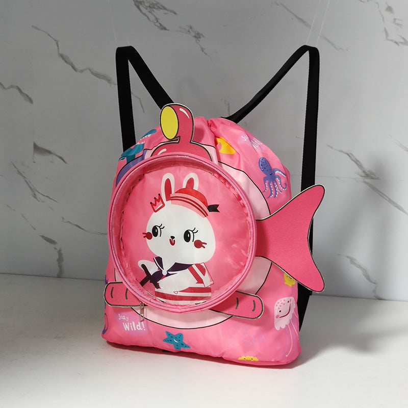 Fun-Themed Drawstring Backpack Stornfield