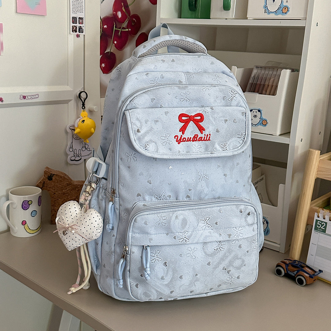 Playful Illustrated Graphic Backpack Stornfield