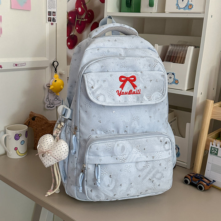 Playful Illustrated Graphic Backpack Stornfield