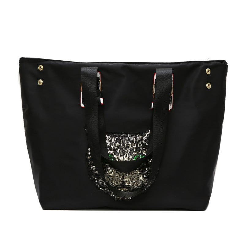 Stylish shoulder bag with unique cat motif Stornfield