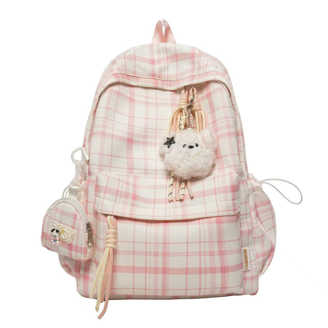 Playful Plaid Design Backpack Stornfield