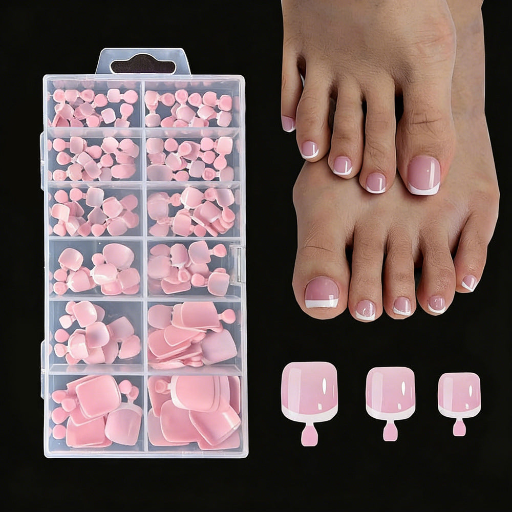 Premium French Tip Toenail Art Kit Stornfield