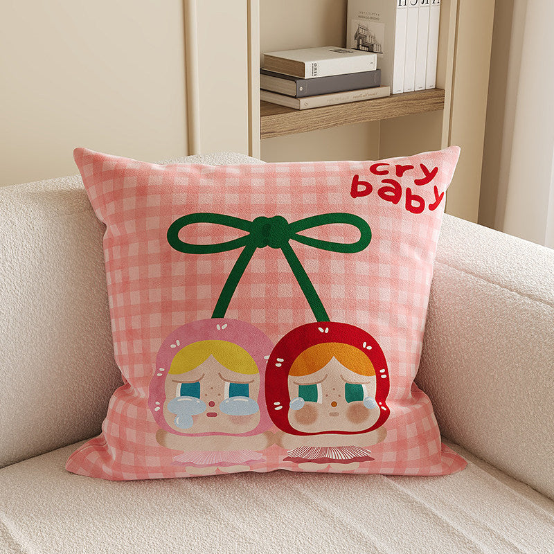 Cute Cartoon Character Throw Pillow