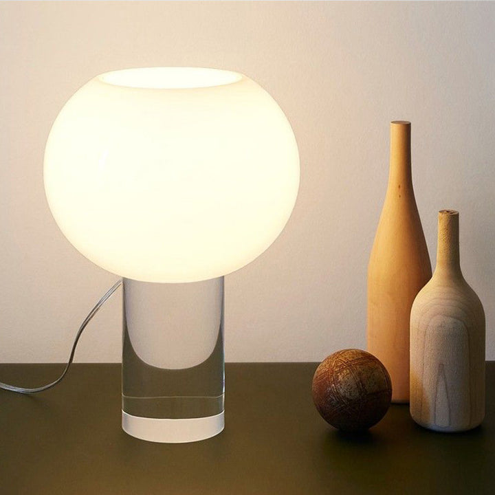 Modern Table Lamp with Elegant Globe Shade