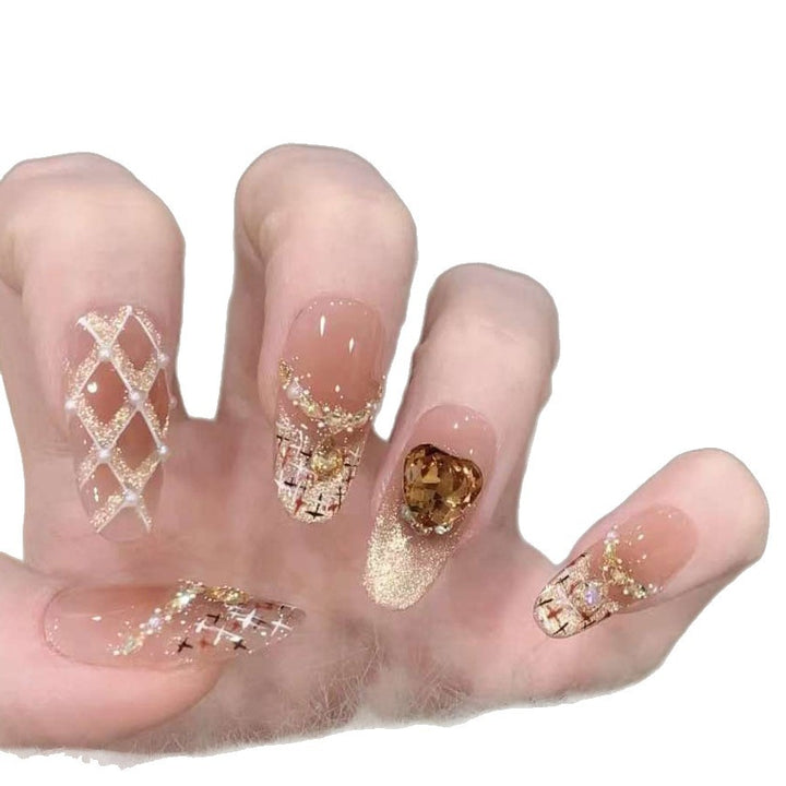 Luxury Decorative Press-On Nail Extensions Stornfield
