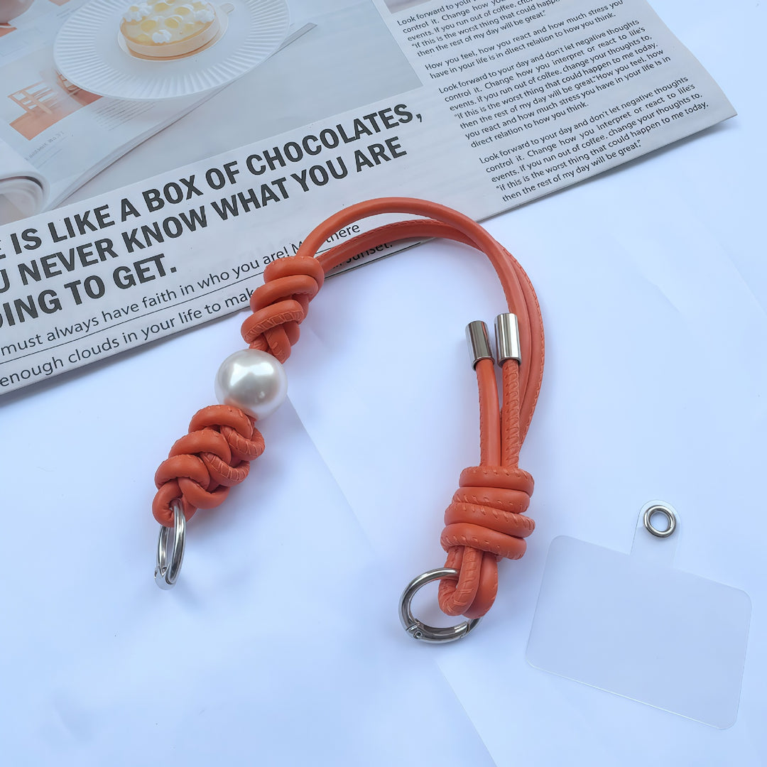 Elegant Knotted Leather Keychain Holder Stornfield