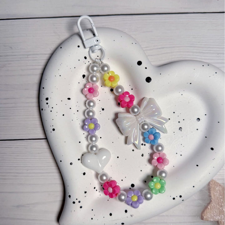 Decorative Floral Beaded Keychain Stornfield